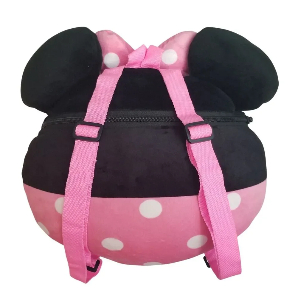 Disney Minnie Mouse Plush Pillow  Kids Travel Backpack 18